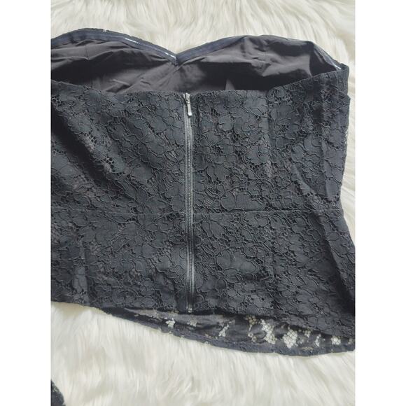 NEW Anthropologie Mare Mare Corseted Black Lace Tube Top - 1X Plus - Picture 9 of 9